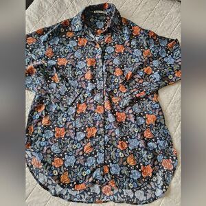 Acne Studio Floral Button Down Top